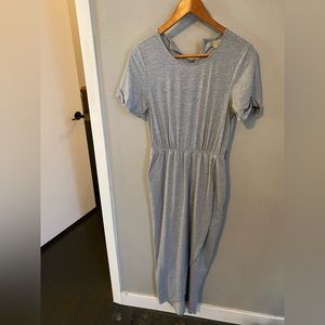 Maxi T-Shirt Dress Gray